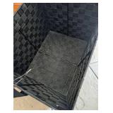 Black Woven Storage Basket