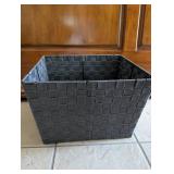Grey Woven Storage Basket