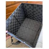 Grey Woven Storage Basket