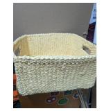 Coiled Rattan + Wicker Basket