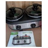 TRU Dual Crock Buffet Slow Cooker Model SC2125