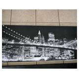 City Skyline Canvas Print Set - 2 Panels (46x16)