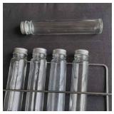 Glass Tubes in Display Rack
