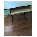 Vintage Student Desk with Pencil Drawer