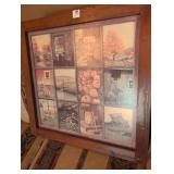 Vintage Autumn Farm Scene Multi-Panel Wall Art