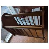 Vintage Wooden Ladder Back Magazine Rack