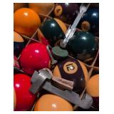 1967 Official Billiard Congress Rule Book with Pool Ball Set