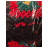 Handmade Christmas Granny Square Afghan