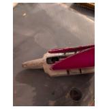 1950s Wyandotte Red and Silver Toy Airplane