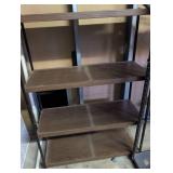 Industrial Style 4-Tier Adjustable Shelf Unit