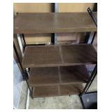 Industrial Style 4-Tier Adjustable Shelf Unit