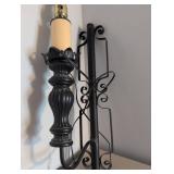 MCM Decorative Black Iron Wall Sconce
