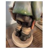 U.S. Zone Germany Hummel-Style Boy with Basket Figurine