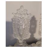 Antique perfume holders with Ornate Floral Design
