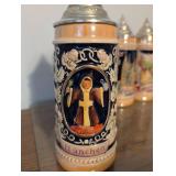 German Cities Ceramic Beer Stein Collection