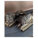 Antonio Canova Bronze Lion Bookends