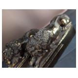 Antonio Canova Bronze Lion Bookends