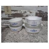 Corning Ware Cornflower Blue Pattern Cookware Set