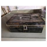 Vintage metal box