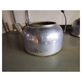 Vintage Aluminum Tea Kettles Set