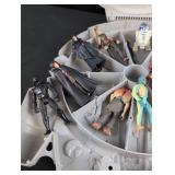 Star Wars Millennium Falcon Action Figure Case with Characters