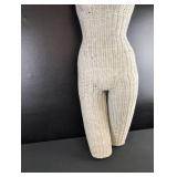 White Wicker Mannequin Torso 41 inches tall