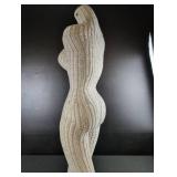 White Wicker Mannequin Torso 41 inches tall