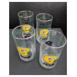 Green Bay Packers NFL Drinking Glass Set