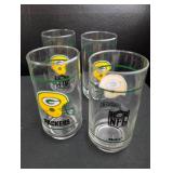 Green Bay Packers NFL Drinking Glass Set