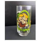 1960s Flintstones Barney Character Glass