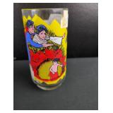 1978 Superman The Movie Pepsi Promotional Glass