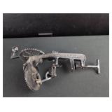 Early 1900s Reed Steel Adjustable Table Apple Peeler