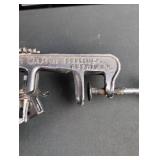 Early 1900s Reed Steel Adjustable Table Apple Peeler