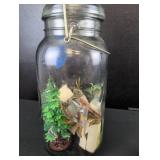 Clare Bell Brass Miniature collection in large Ball Jar