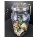 Clare Bell Brass Miniature collection in large Ball Jar