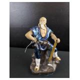 Chinese Wise Man Ceramic Figurine
