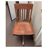 Mid-Century Wooden Banker