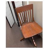 Mid-Century Wooden Banker
