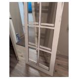 8 ft tall French doors, open panes and unfinished