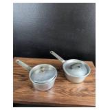 Mid-Century Wear-Ever Aluminum Sauce Pans