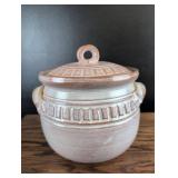Handmade Ceramic Lidded Container Set signed