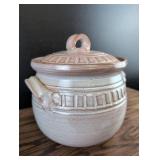 Handmade Ceramic Lidded Container Set signed