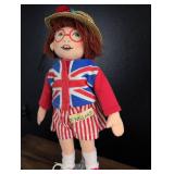 British Union Jack Character Cloth Doll