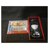 Sommelier Wine Glass and Charms Gift Set