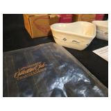 Longaberger Heart Ramekins - Collectors Club Edition