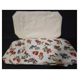 Fruit Pattern Quilted Placemats Set