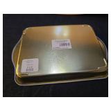 Plastic Platter and Monet Water Lilies Decorative Tray Set