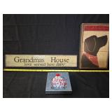 Decorative Home & Dog Sign Collection