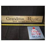 Decorative Home & Dog Sign Collection