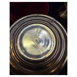 Sterling Silver Based Glass Sundae Cups